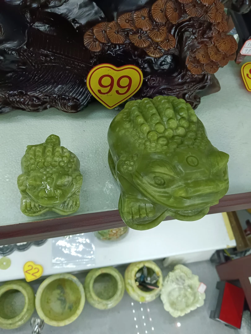 蛇纹石摆件覆膜摆件手工雕刻制作总