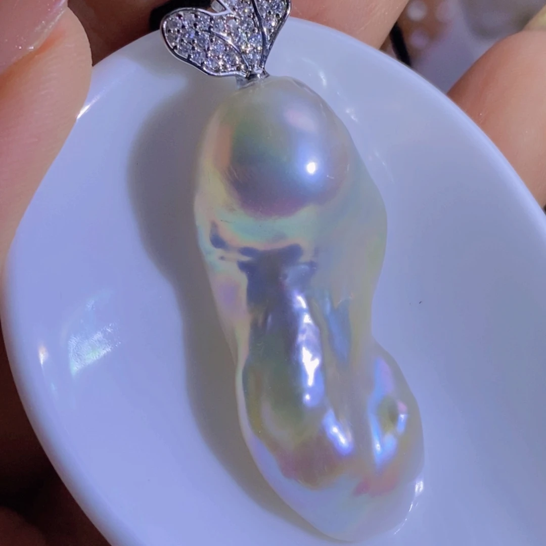 合金淡水珍珠天然淡水珍珠（微瑕）