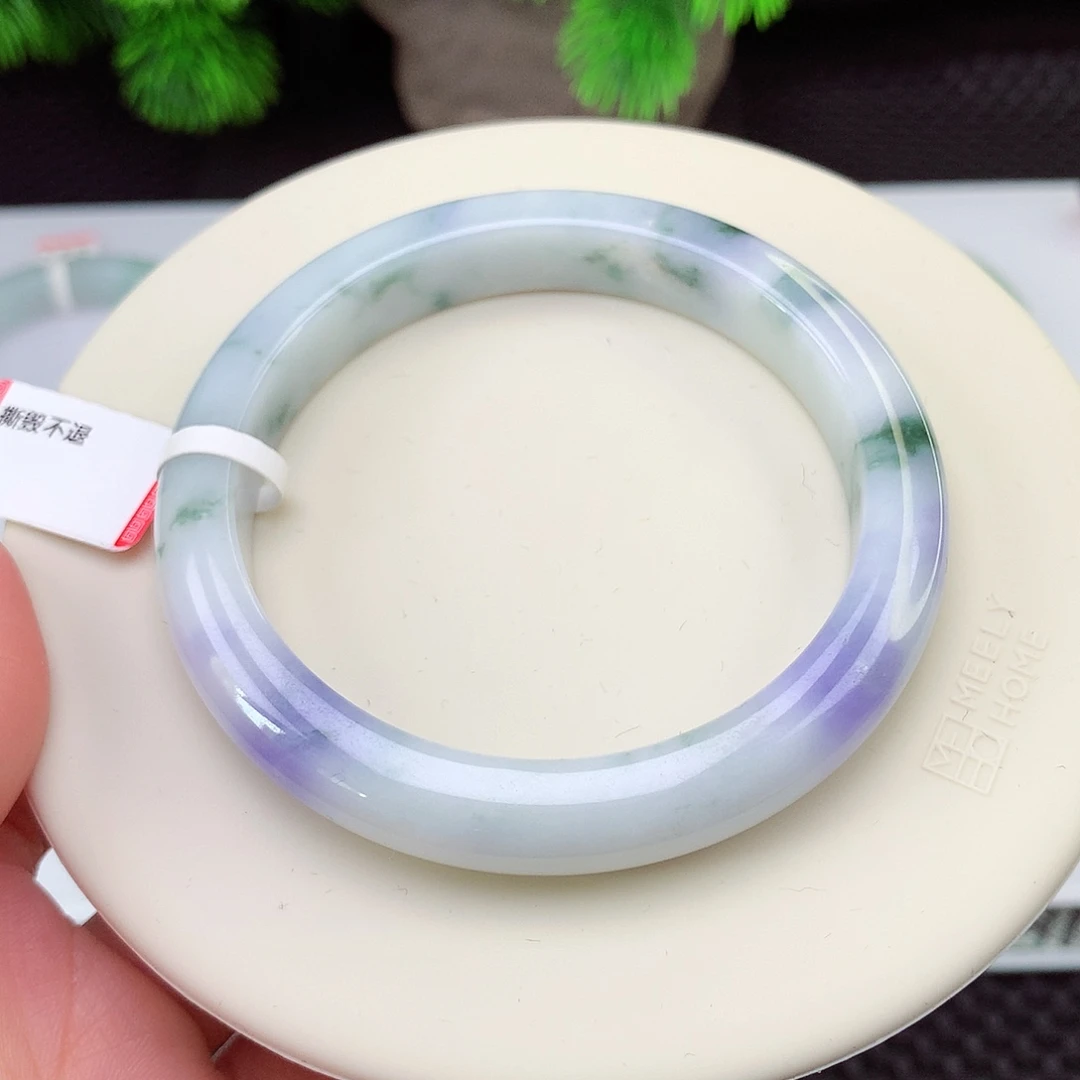 翡翠未镶嵌手镯58圈
