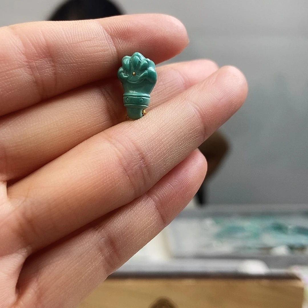 未镶嵌绿松石珠宝奇石