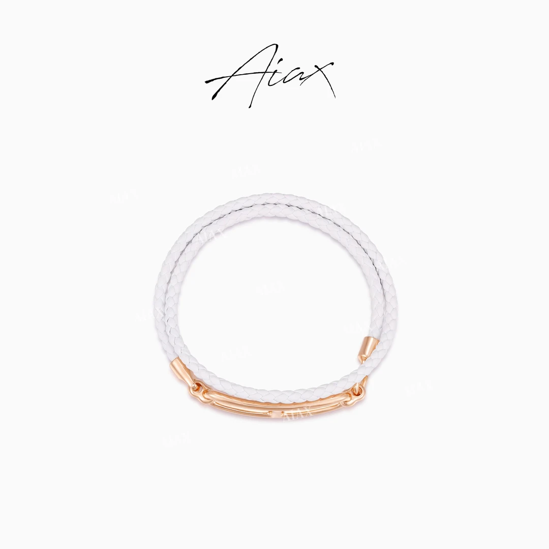 AIAX 镀K金【圣诞节】手工编织轻奢百搭高级感手绳TSS7612