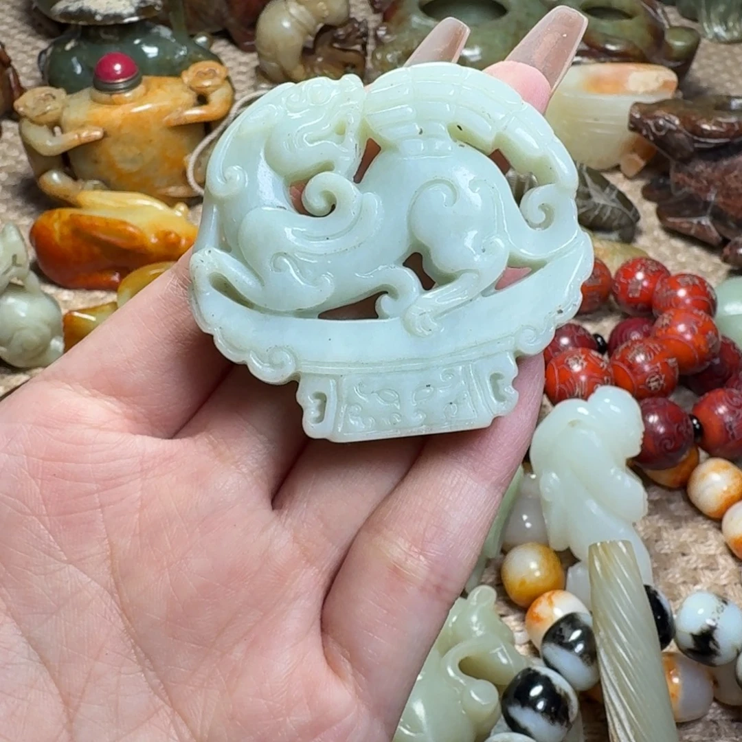 白玉菩提吊坠挂件