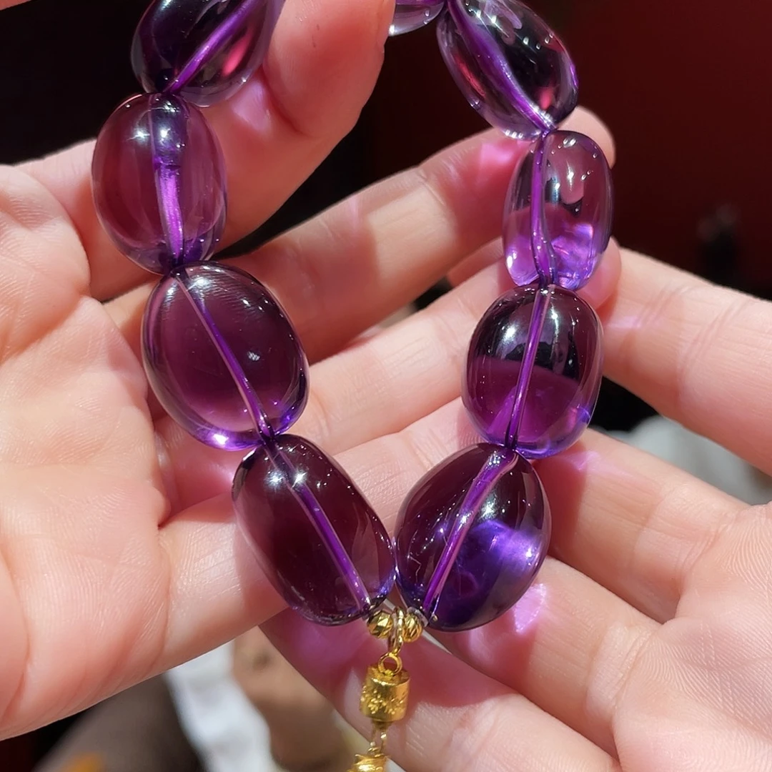 手串未镶嵌水晶紫水晶