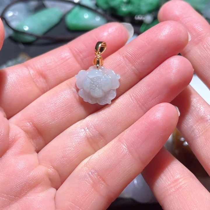 【闪购商品】翡翠颈饰未镶嵌繁****o天然翡翠
