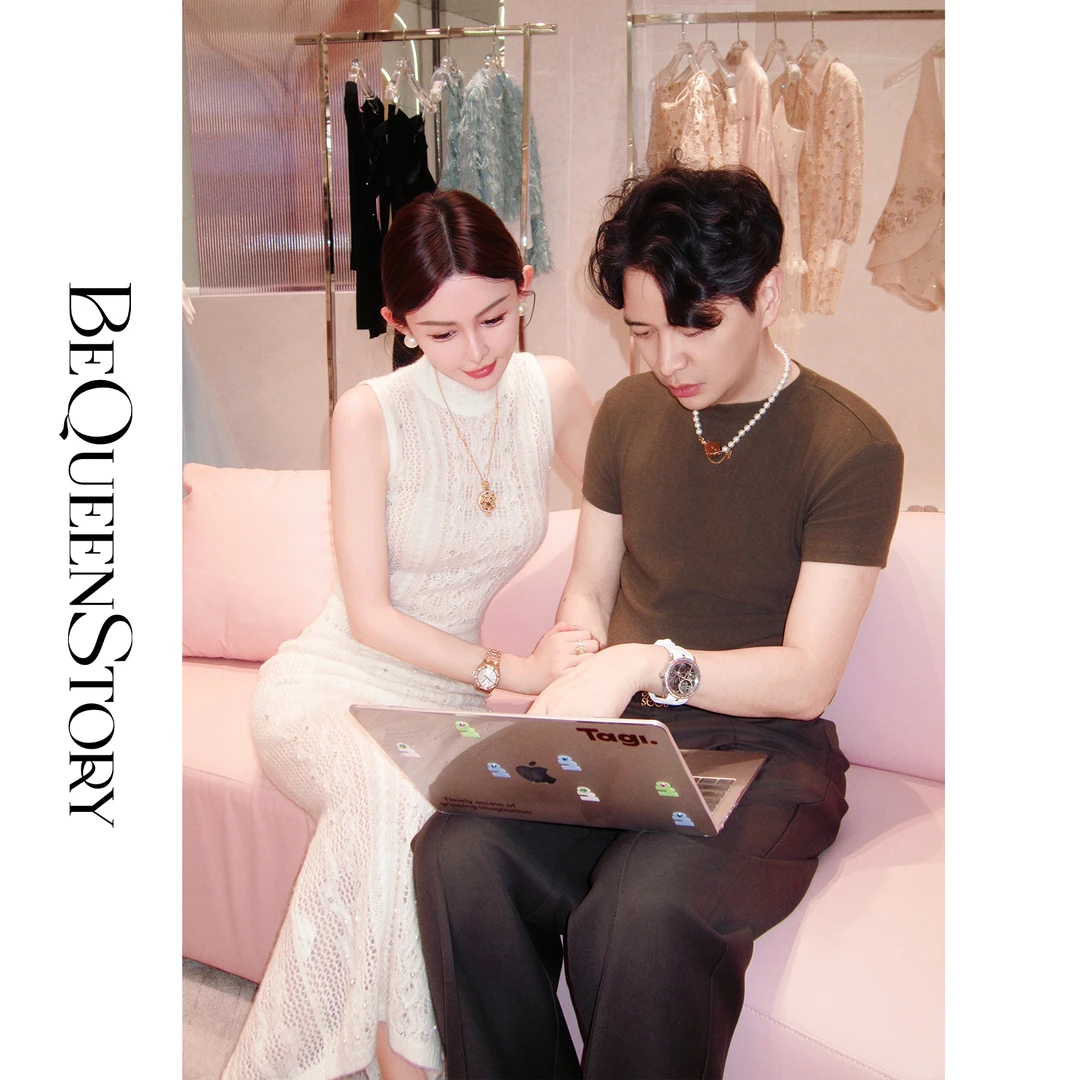 余潇潇【主理人套装】马海毛羊驼毛立领背心&长半裙套装早秋