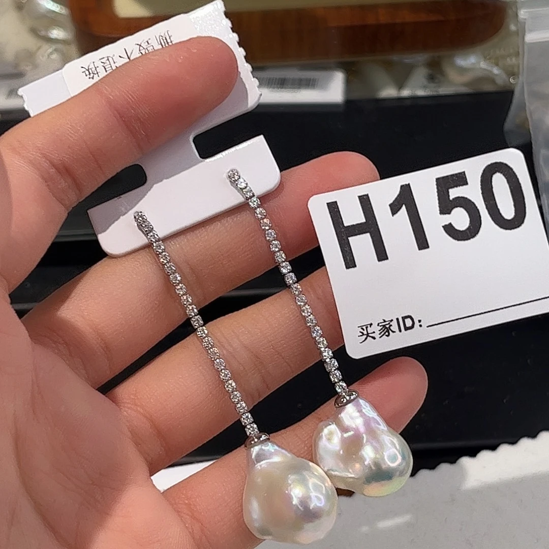 合金耳饰淡水珍珠