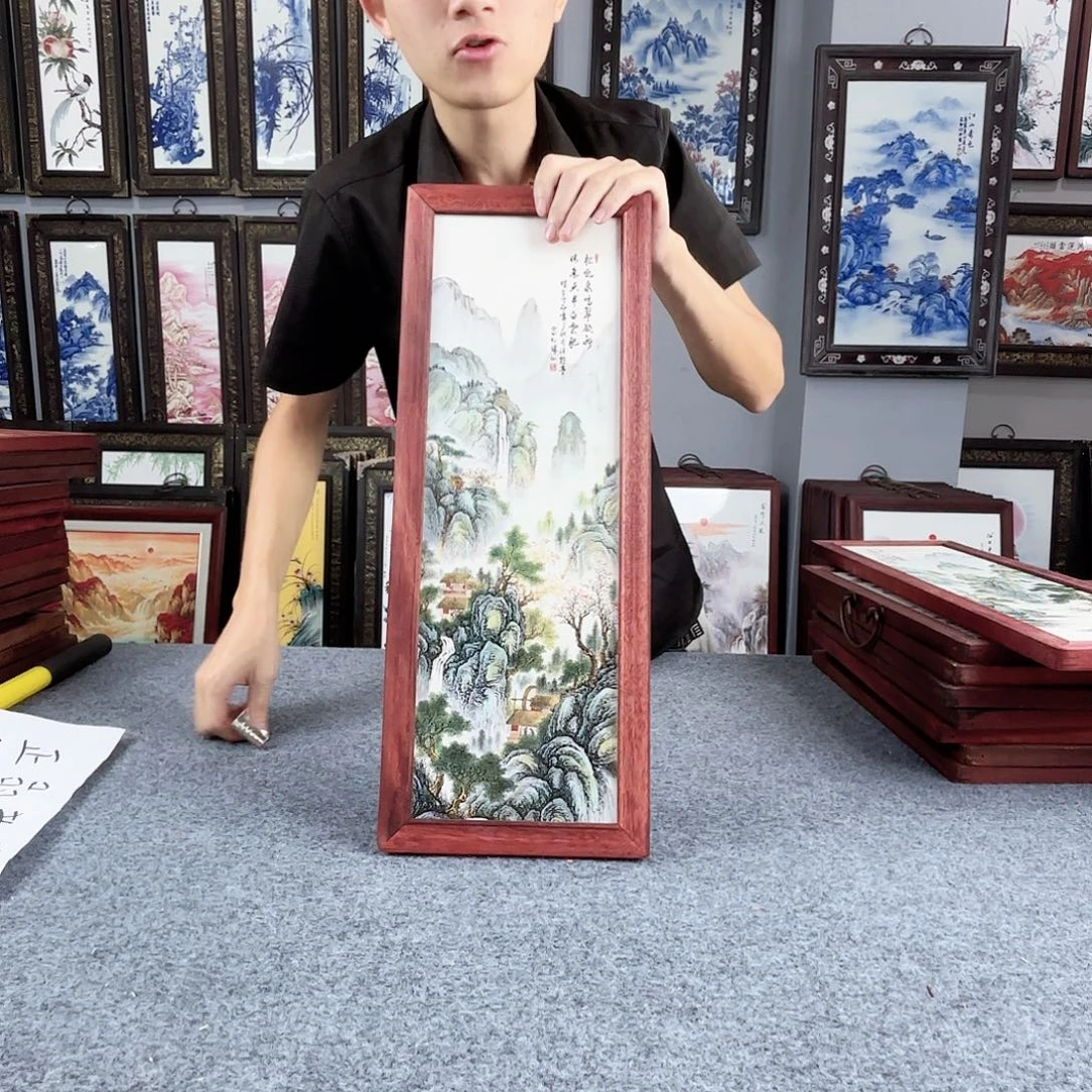 摆件景德镇陶瓷瓷板画