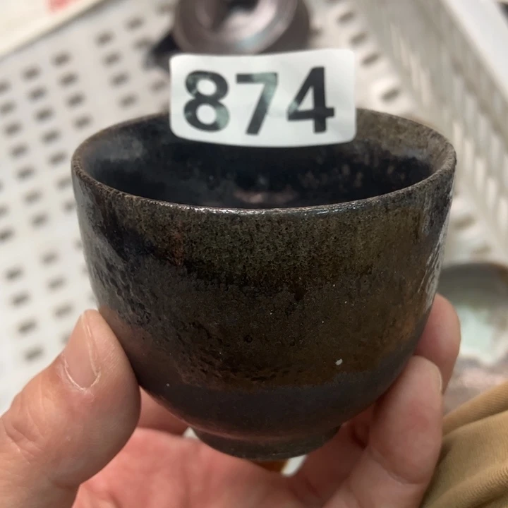 柴烧杯子与宝瓶大放漏