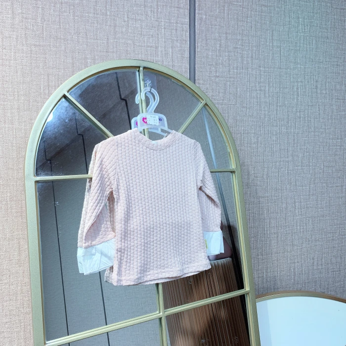 AN456   宝宝粉色长袖单上衣  秋款