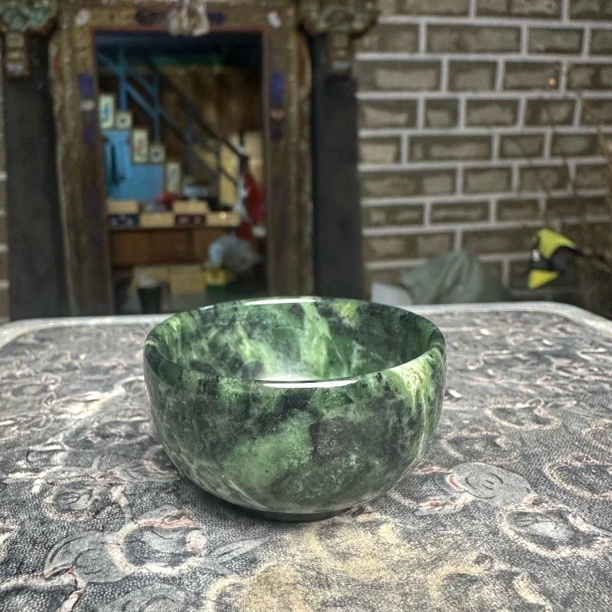 雅鲁藏布江藏玉一口杯小茶杯精美容量40ml