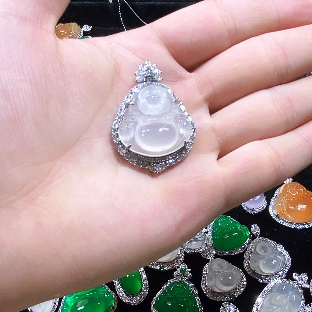 玛瑙/玉髓吊坠未镶嵌11