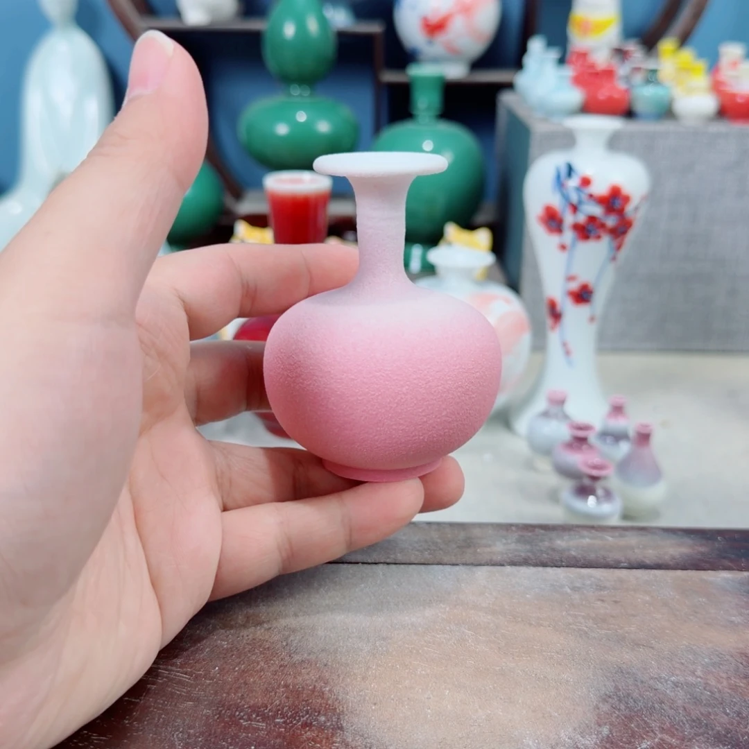 陶瓷手工小花器摆件