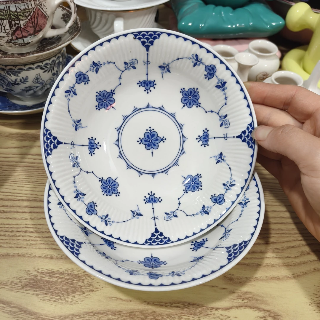 2个装  唐草6英寸谷物碗微瑕款直径16.5厘米高5厘米