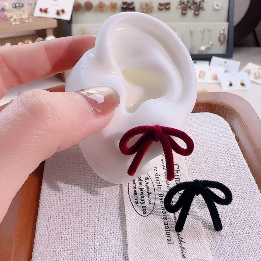 仿珍珠铜合金925银耳钉