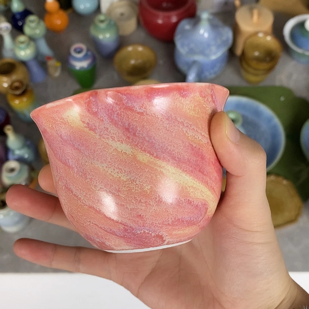 景德镇高温颜色釉咖啡杯