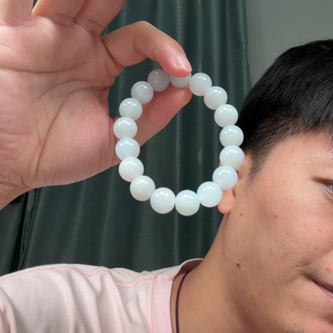 定制翡翠未镶嵌手串卡12.2