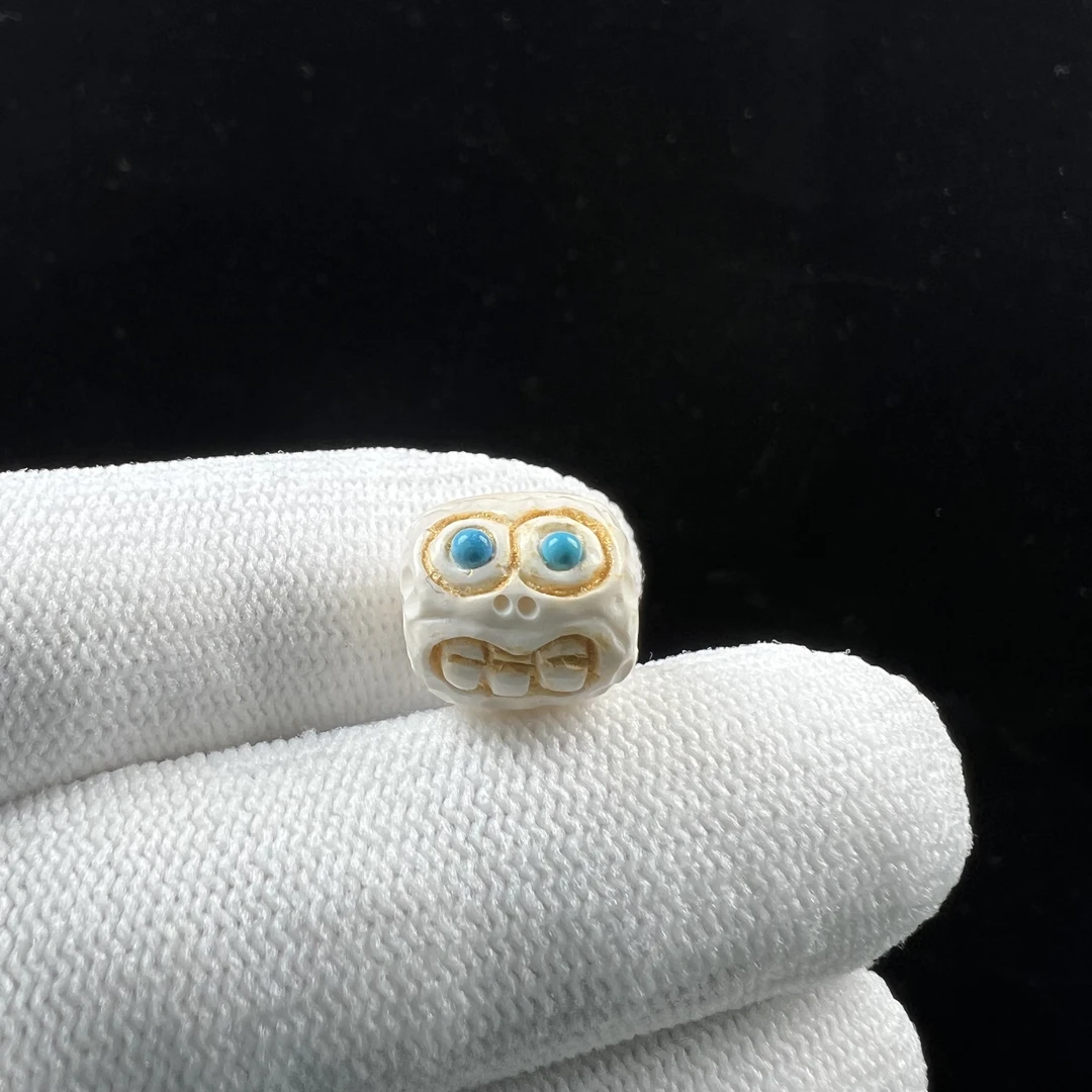 X7545天然猛犸牙 配饰 11.2*11.8mm支持鉴定 假一罚四