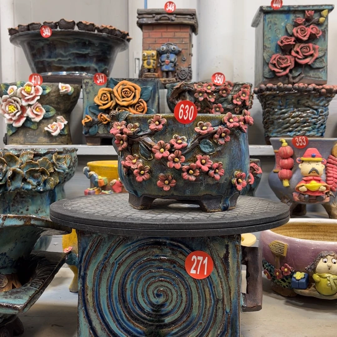 陶瓷微瑕630 号陶然花盆新年福利