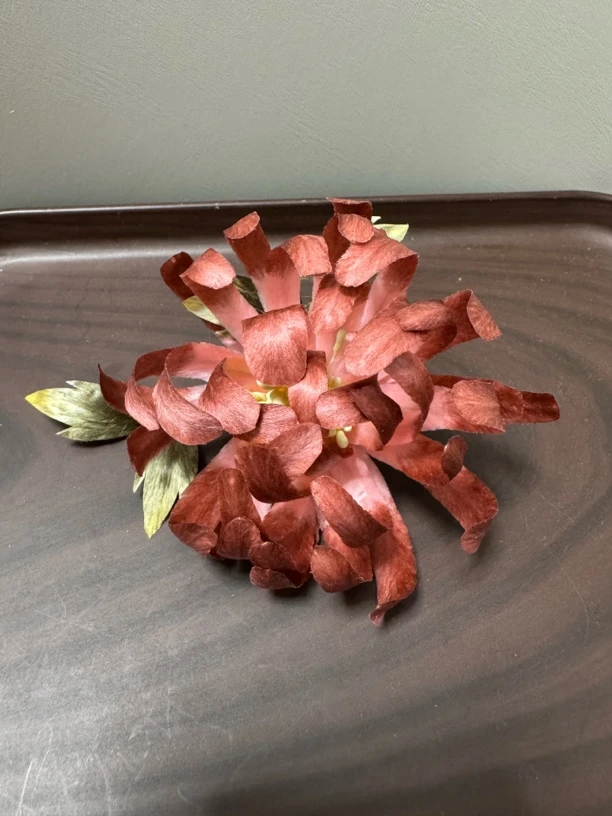 【琉月】非遗绒花 菊花