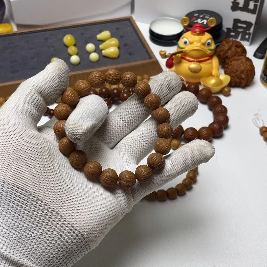 祢*** 吊坠猴头核桃凤羽单圈13小尺寸