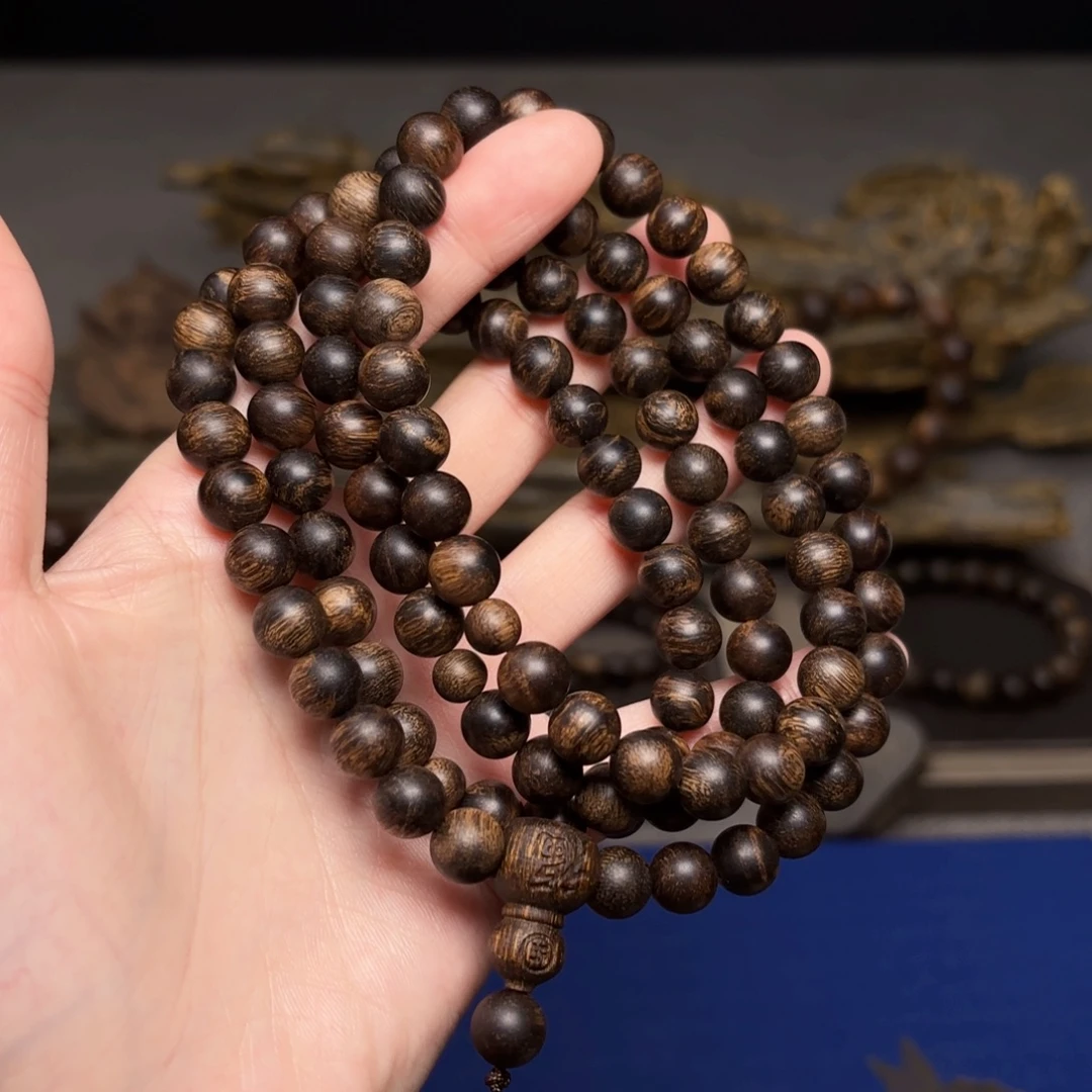 沉香手串星洲系达拉干沉香精品瘤疤0.8×108