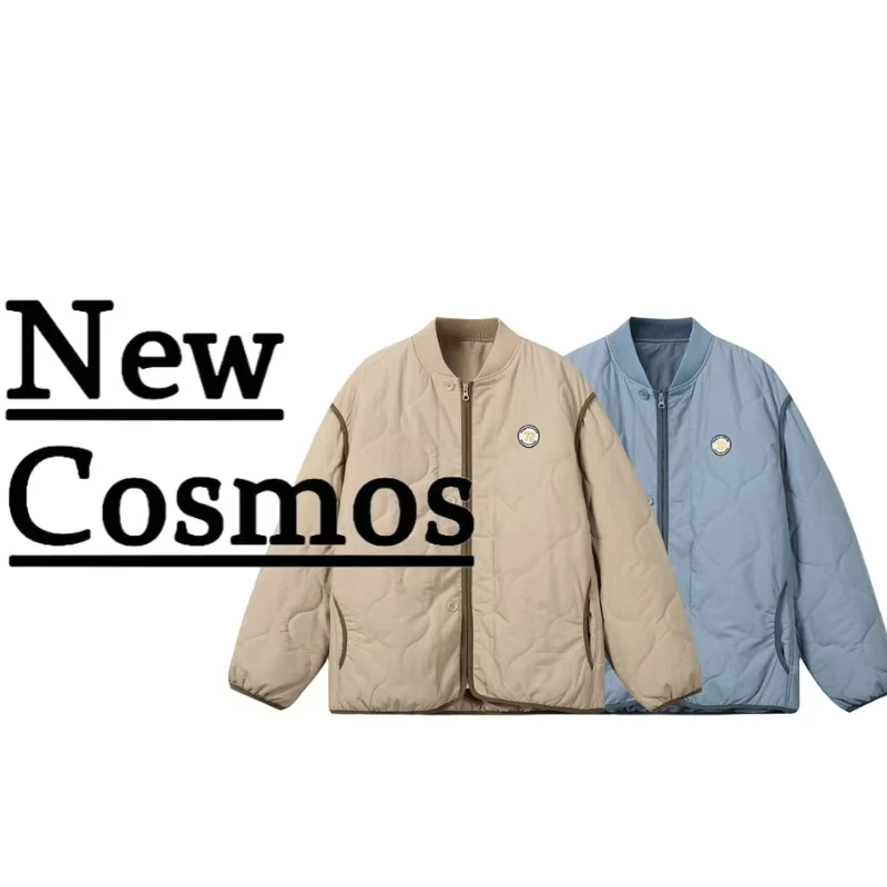 2025冬立领撞色绣花葫芦格绗棉冬季棉衣M655