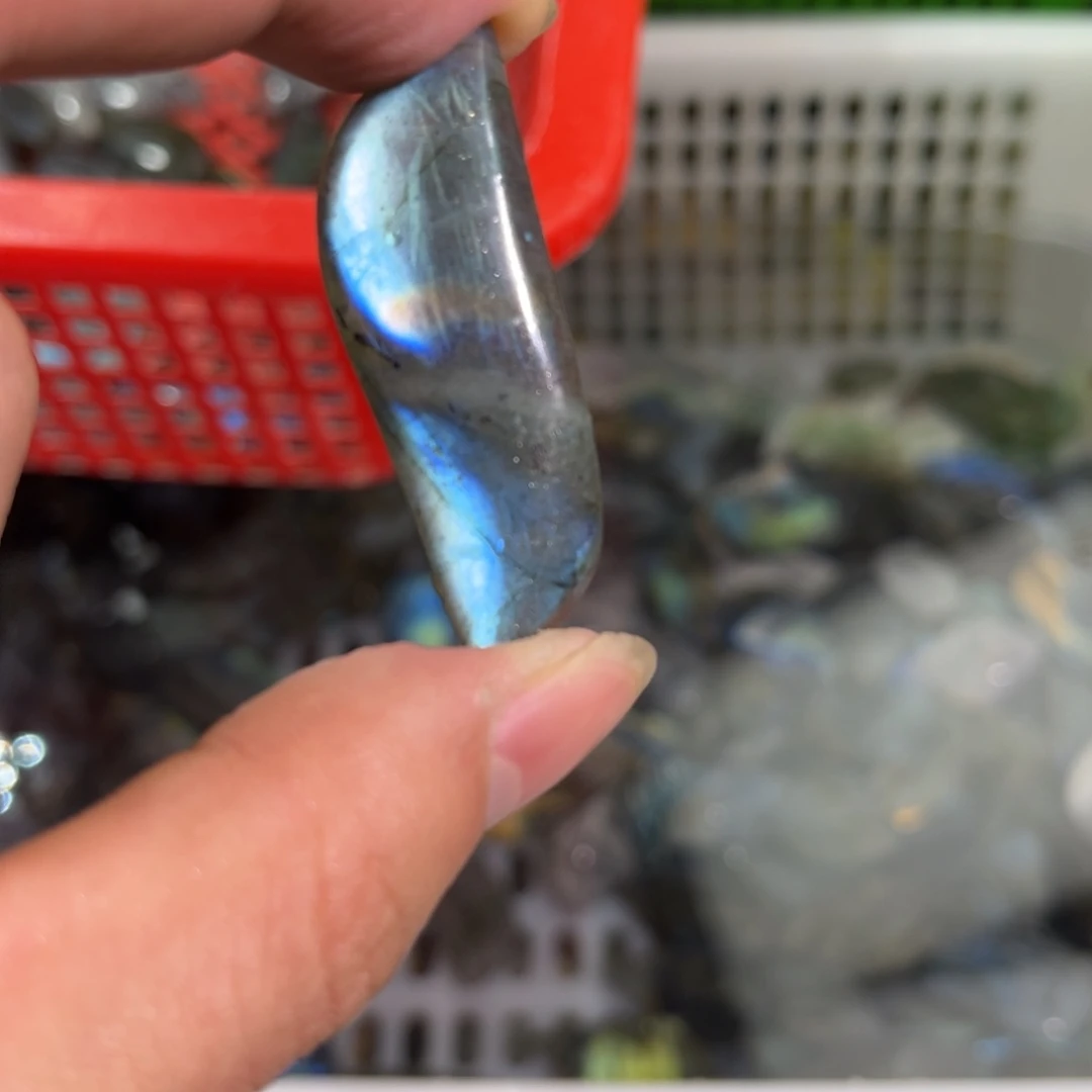 拉长石吊坠未镶嵌w*