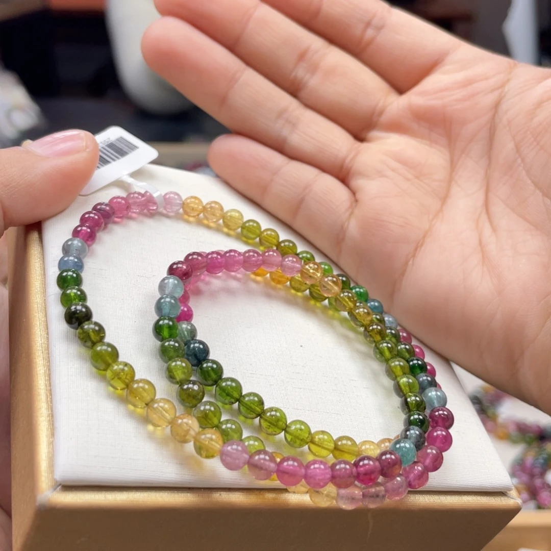 碧玺手串未镶嵌5mmmmmmmmm