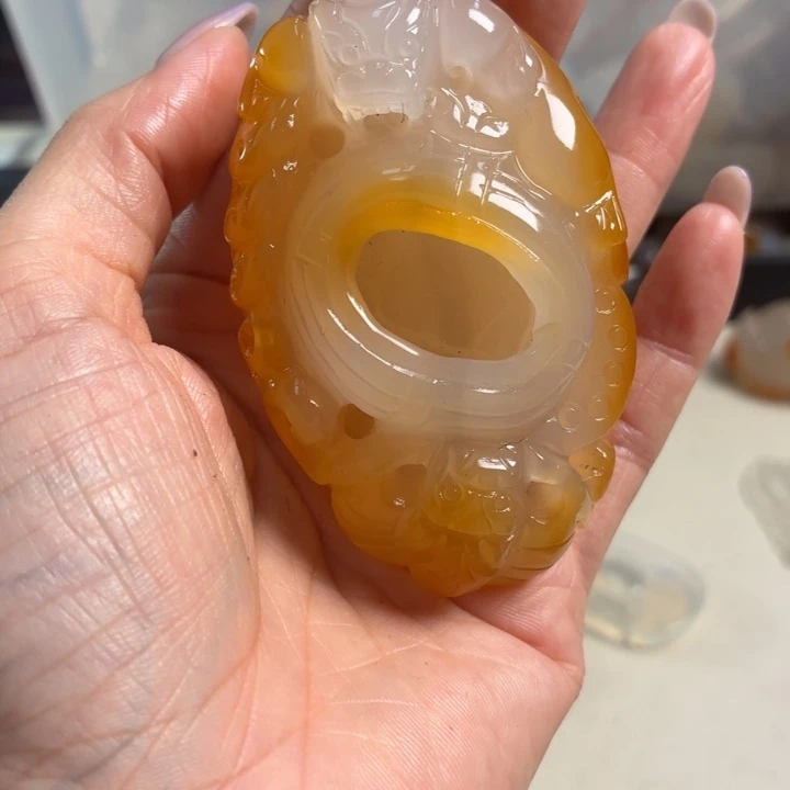 玛瑙/玉髓未镶嵌吊坠(不含链)