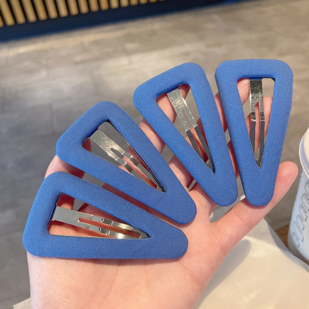 韩版新款纯色质感几何发夹 甜美简约ins风刘海夹侧边夹头饰发饰