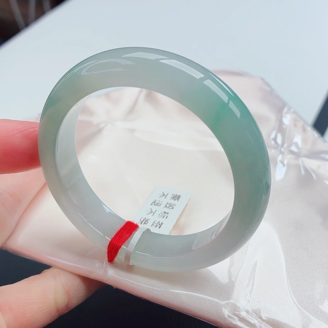 翡翠未镶嵌手镯11号-54圈口