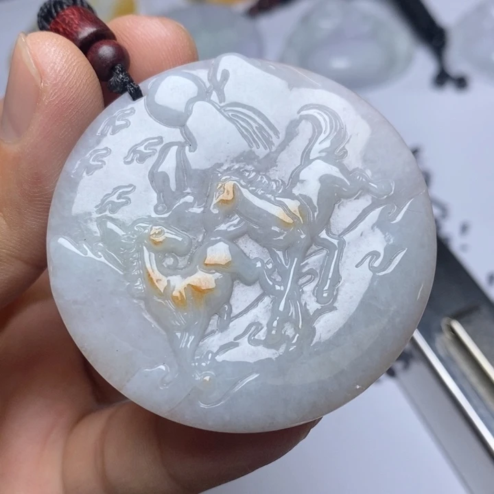 颈饰未镶嵌翡翠翡翠