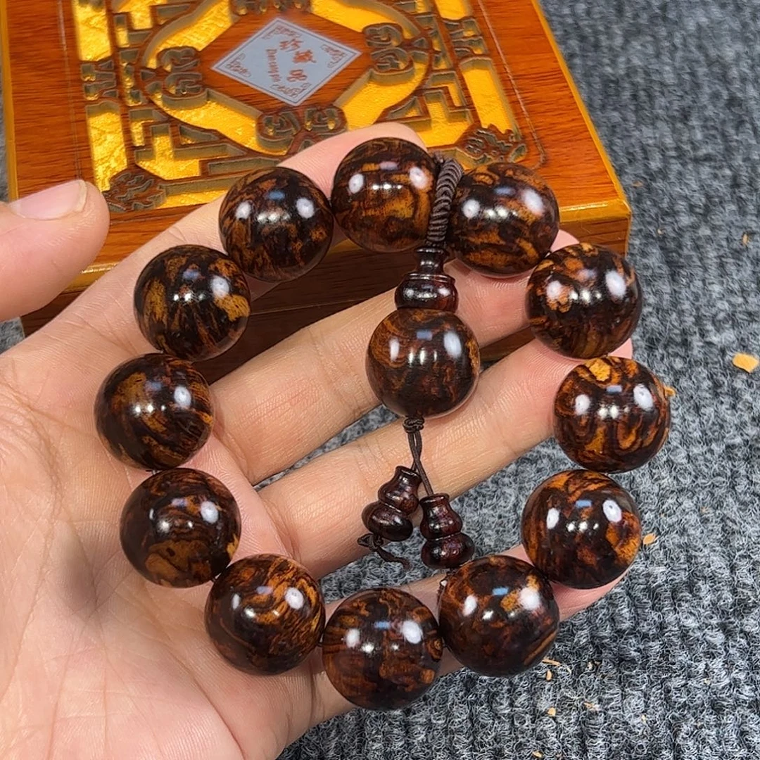 苍***子柏木海南黄花梨典藏版蜘蛛纹