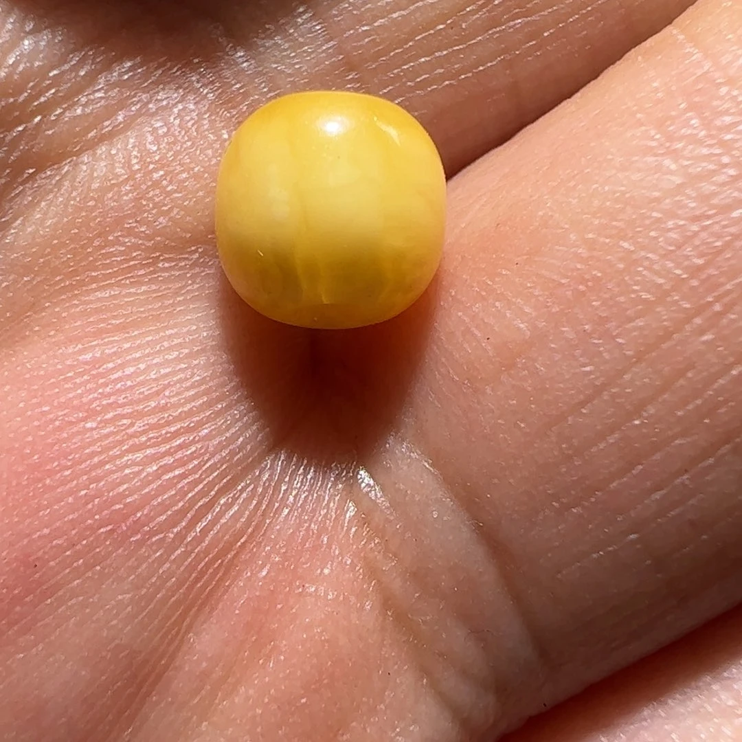 玻璃颈饰墨白藏传出品34