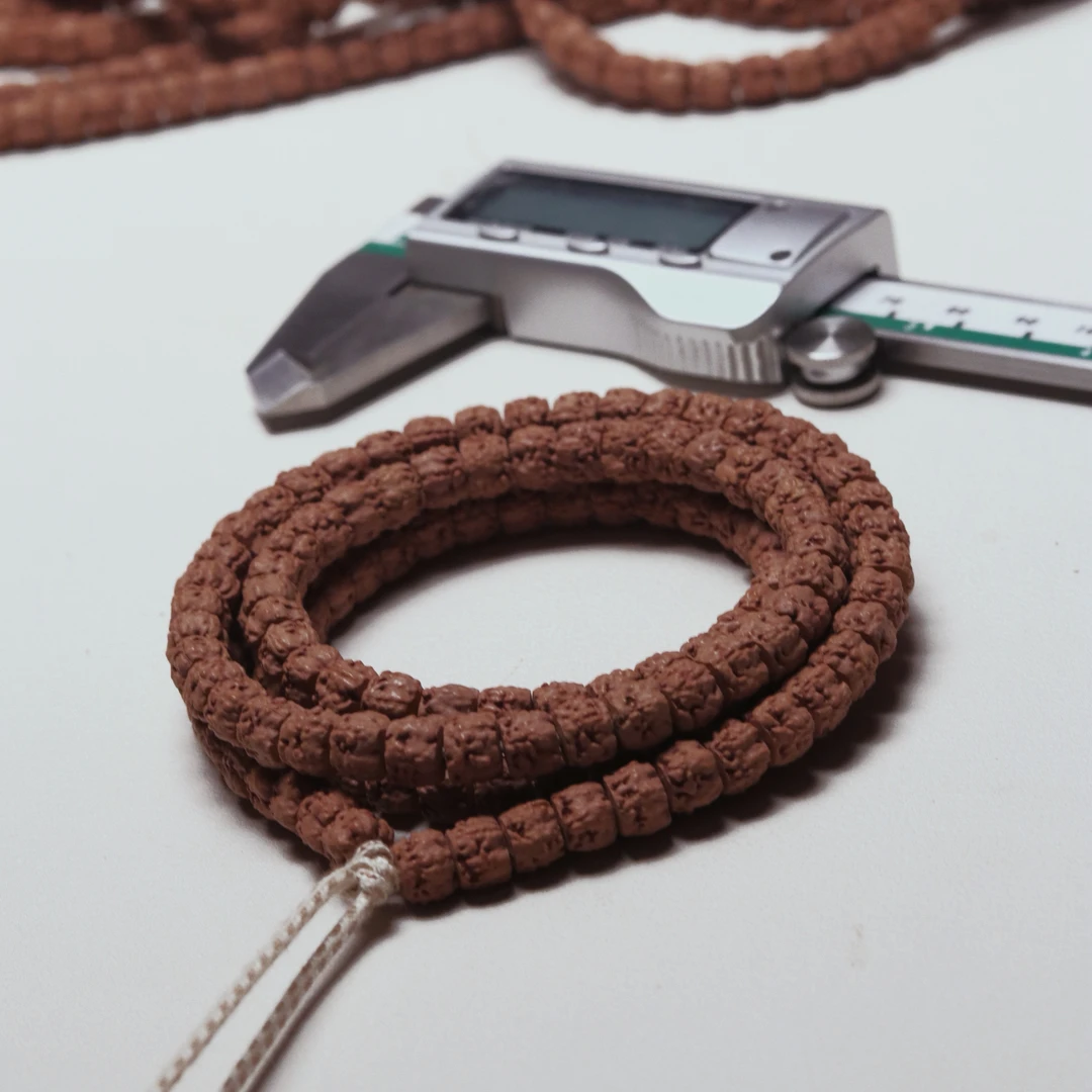 景行臻选 原生态藏式佛手108 倒角归圆工艺佛手108长串金刚菩提