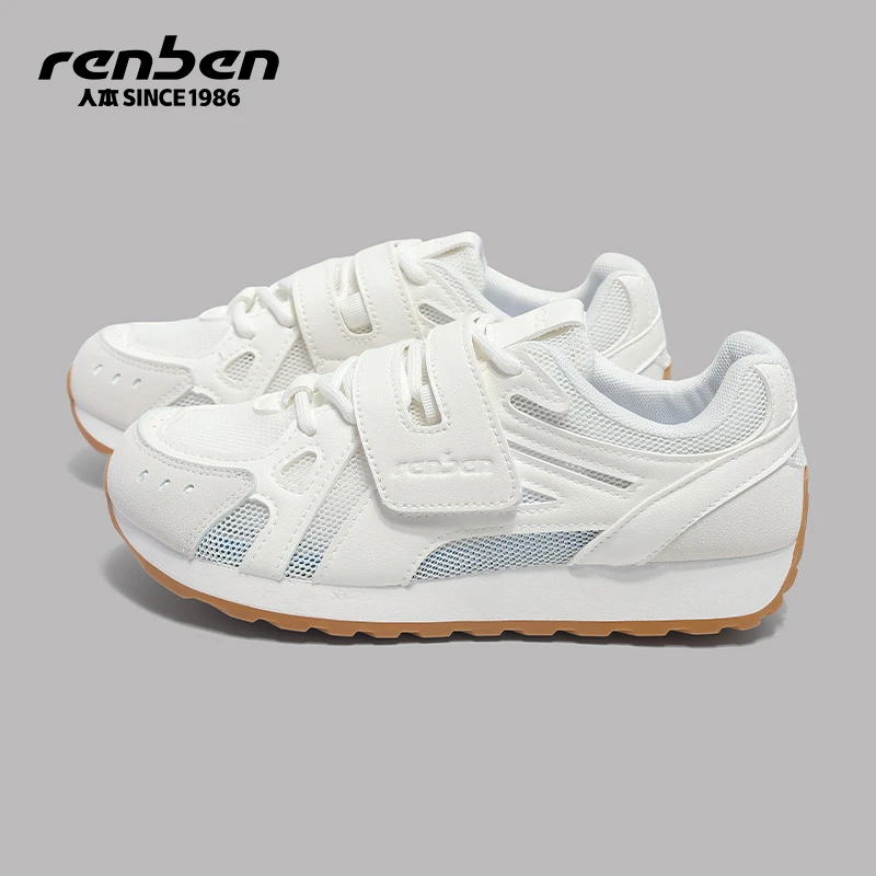 人本官方旗舰店2025爆款洋气氛围感ootd穿搭学生跑步网面ins轻便