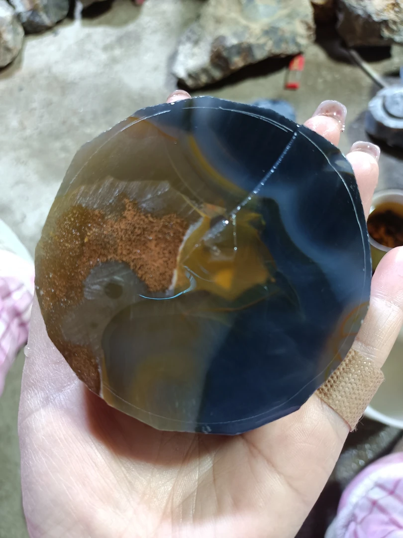 定制天然玛瑙手镯巴西玛瑙