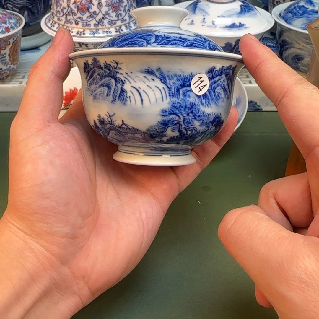 彦祖纯手工手绘茶具114
