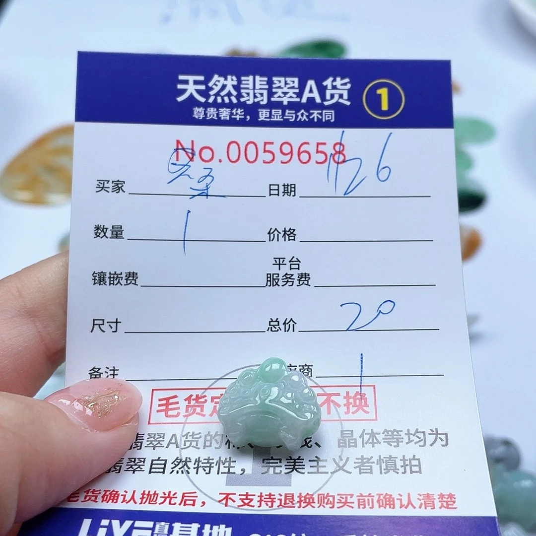 翡翠颈饰未镶嵌桑