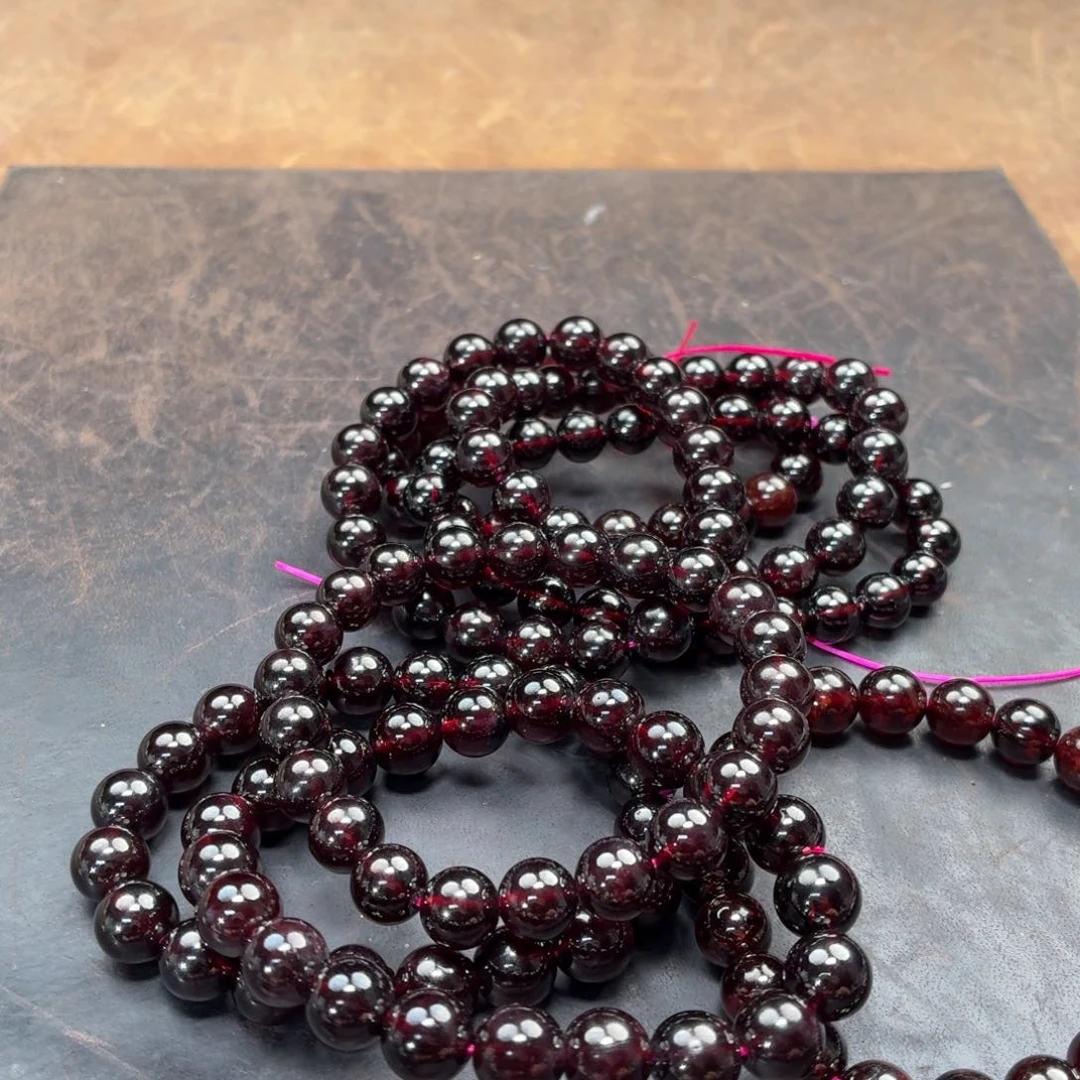 手链未镶嵌石榴石多样性发货拍一发一