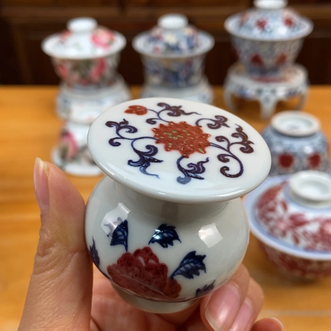 手绘现代茶具非古董