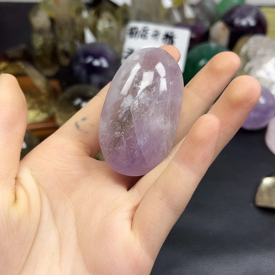 珠宝半成品紫晶未镶嵌105水晶石