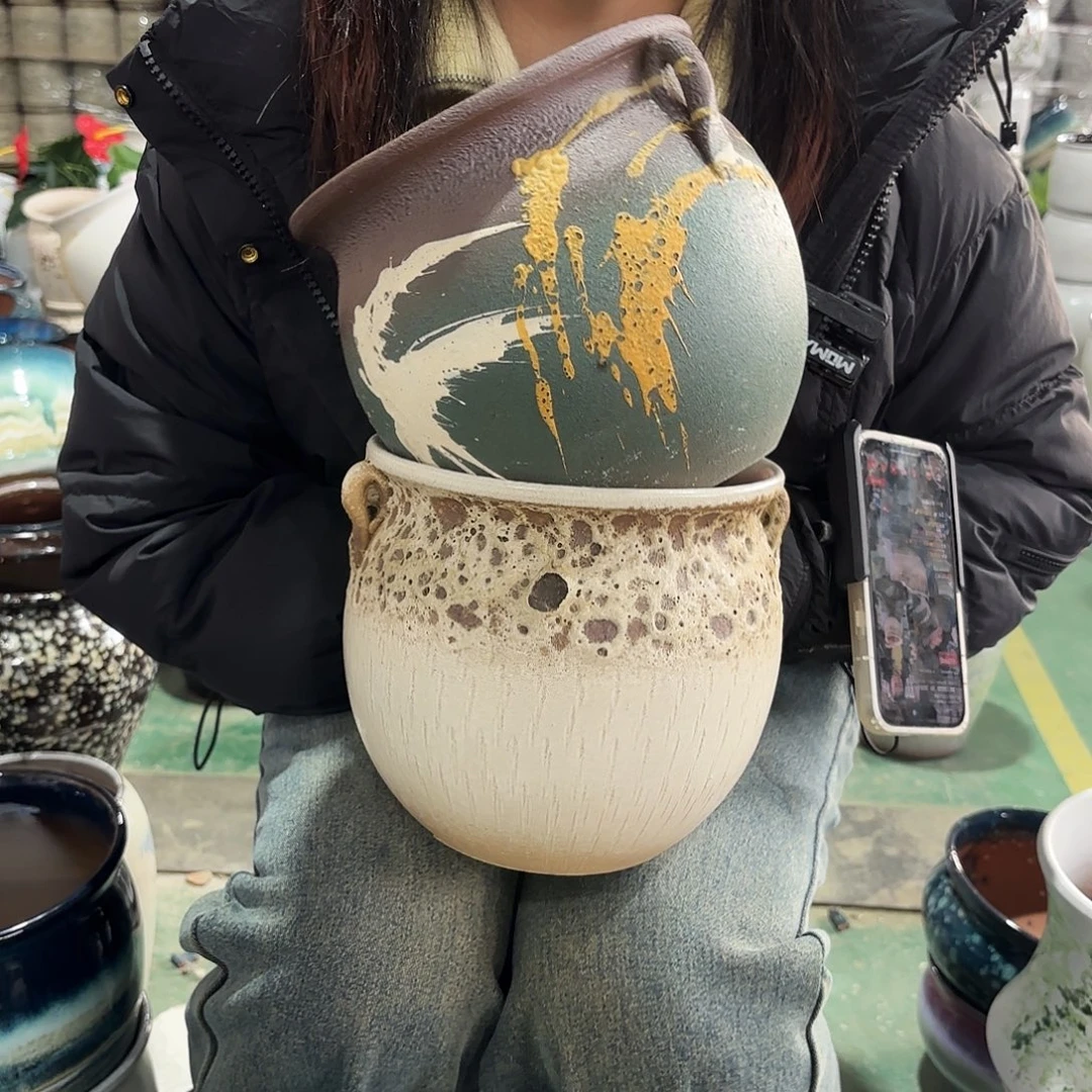 正品两个高19/19红陶