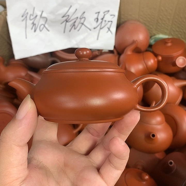 原矿朱泥茶具茶壶家用130