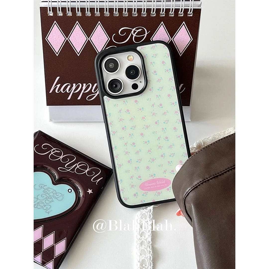 【满屏碎花】肤感壳适用苹果16防摔壳iphone13/4promax全包15高级感