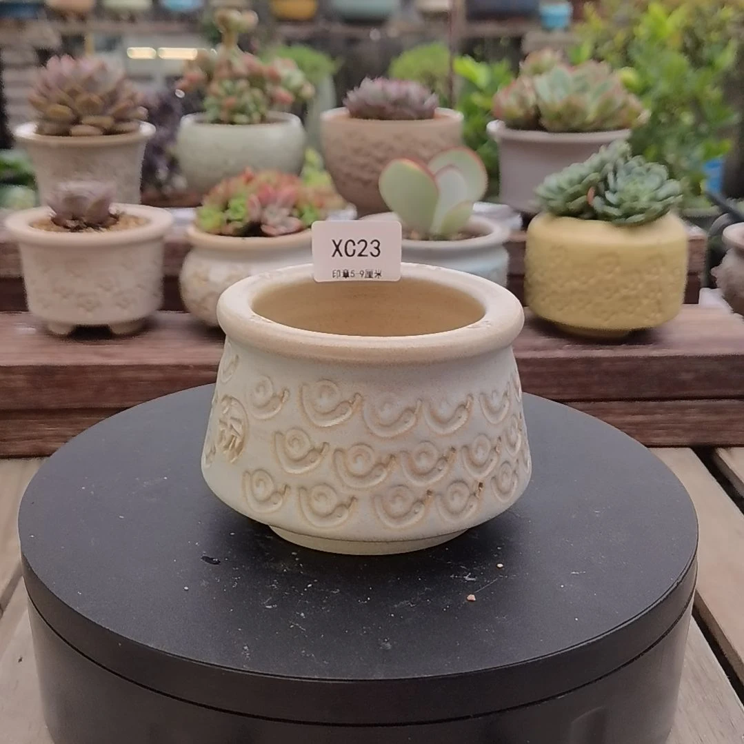 ****️印章多肉花盆AXC23