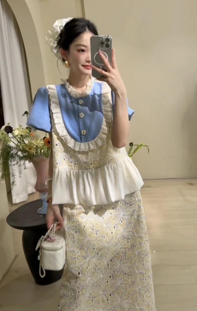 十一【心动时刻】套装 欧若风 时尚气质显瘦