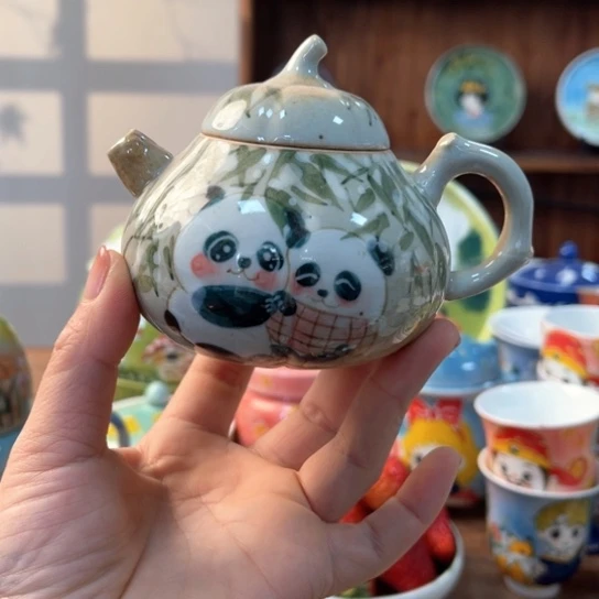 杯景德镇釉下手绘陶瓷