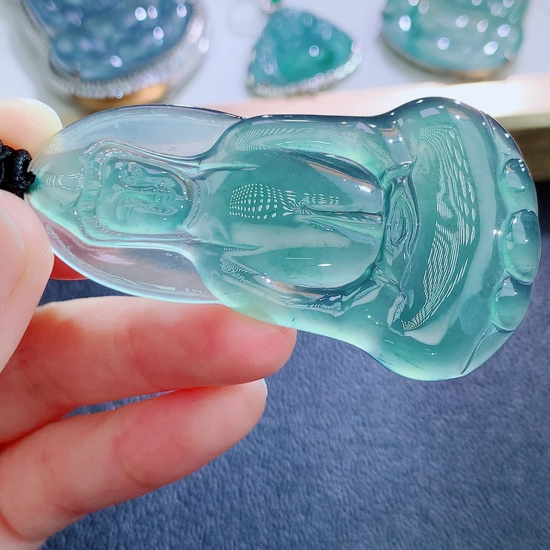 翡翠未镶嵌挂件翡翠