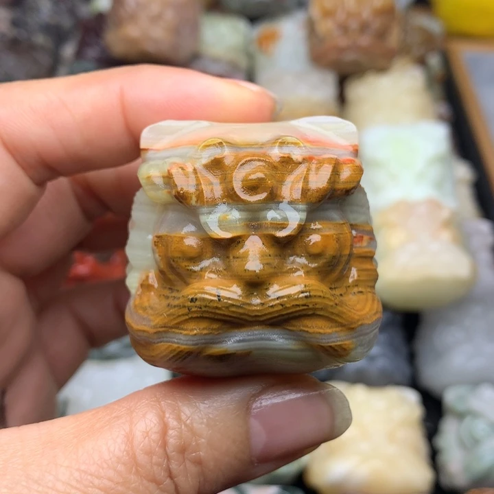 玛瑙/玉髓合金挂件